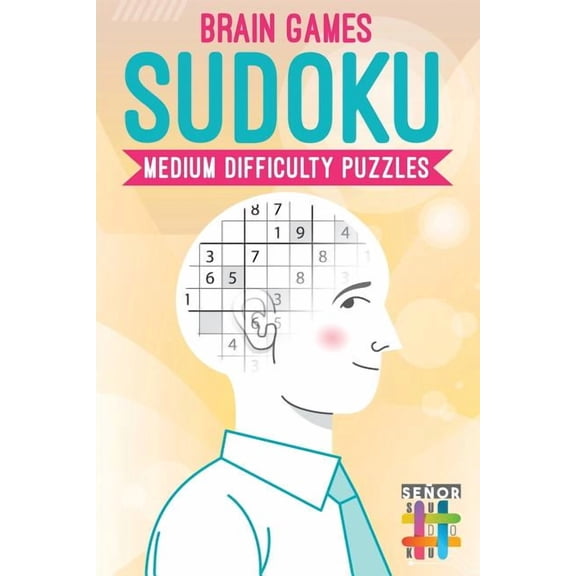 Brain Games Sudoku Medium Difficulty Puzzles, (Paperback)