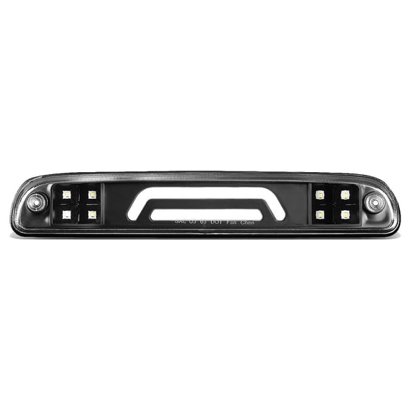 Tercera luz de freno DNA MOTORING 3D LED negra Ranger/F250-550