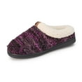 thumbnail image 4 of Pupeez Girls Knitted Fleece Lined Clog Slippers, 4 of 6