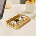 thumbnail image 6 of YWMJZEU Bamboo Serving Tray Food Storage Dinner Dessert Multipurpose Kitchen Platter Tea S, 6 of 9