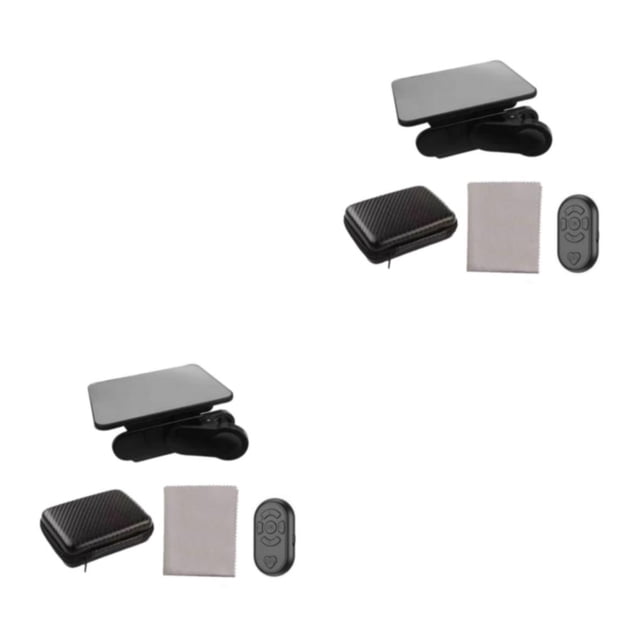 Guardoinrt Sturdy And Durable Phone Reflection Camera Clip For Long-Lasting Performance Wide Application Plastic Easy To black remote control 2Set