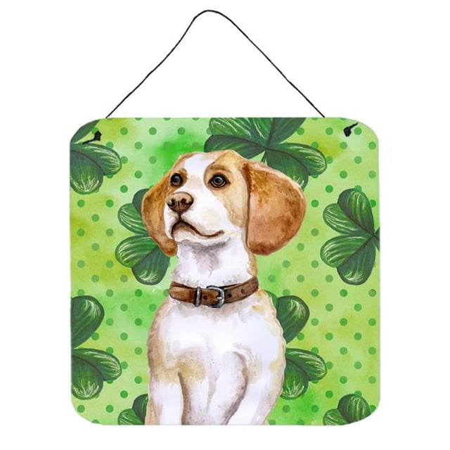 Beagle St Patricks Wall or Door Hanging Prints