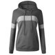 thumbnail image 4 of Puntoco Mujer Casual Pacthwork Manga Larga Sudaderas Cordón Pullover Capucha tops Blusa Puntoco Puntoco-1045, 4 of 4