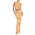 thumbnail image 1 of Coduop Women Backless Floral Bodycon Maxi Dress Spaghetti Strap Elegant Dress Party Cocktail Dress, 1 of 2