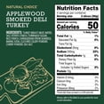 thumbnail image 3 of Hormel Natural Choice Applewood Smoked Turkey Deli Lunchmeat, 8 oz Resealable Package, 3 of 15