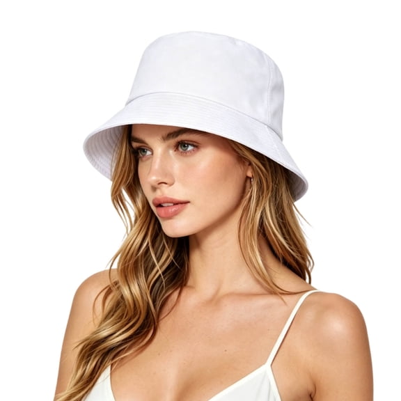 zrova 1 Pack Bucket Hat for Women Men Summer Travel Beach Sun Hat Outdoor Cap Unisex Bucket Hats