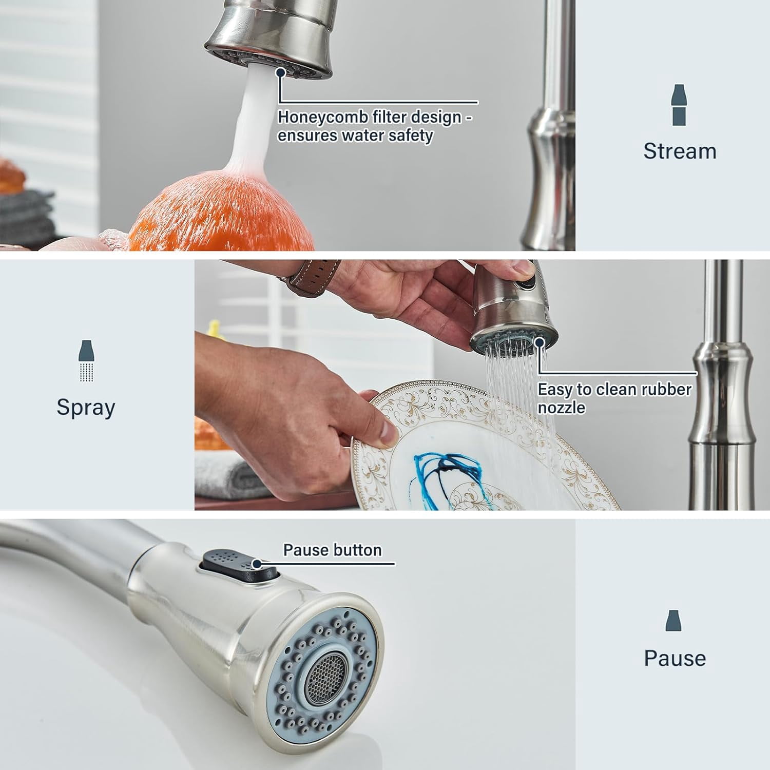 Zovajonia Black Kitchen Faucet
