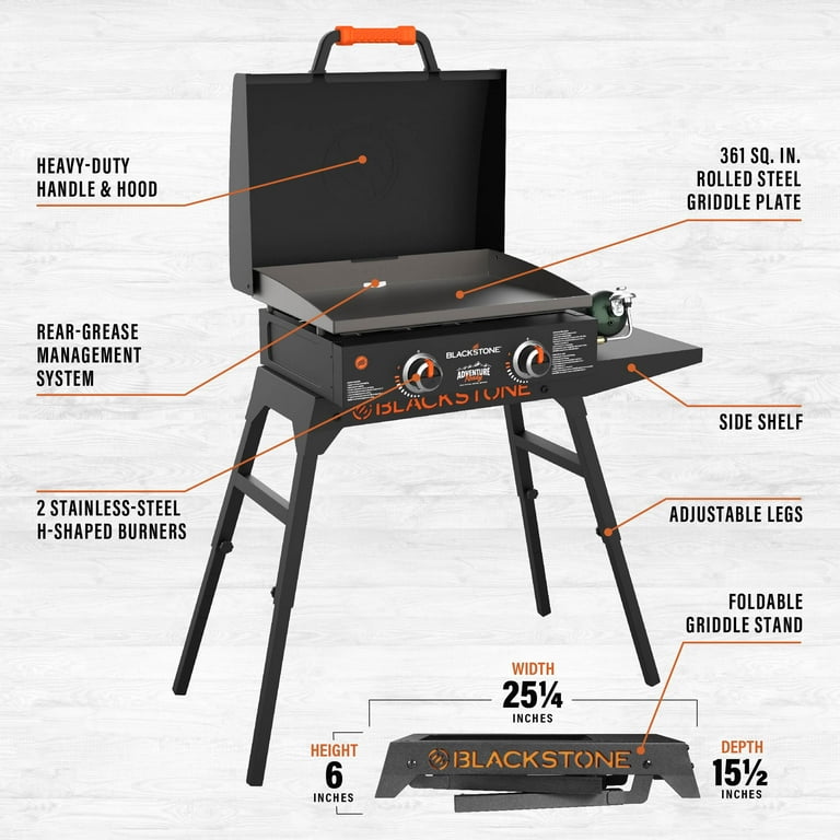 Blackstone 22-in. Countertop Outdoor Griddle Black 2144 - Best Buy