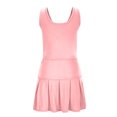 thumbnail image 3 of REORIAFEE Women 2 Piece Outfits Summer Casual Tracksuit Set Beach Outfit Fashion Summer Women Backless Sleeveless Sexy High Waisted Dresses Shirts Sets Pink S, 3 of 7