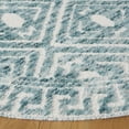 thumbnail image 3 of SAFAVIEH Audrey Jaxon Trellis Area Rug, Blue/Ivory, 6' x 6' Round, 3 of 7