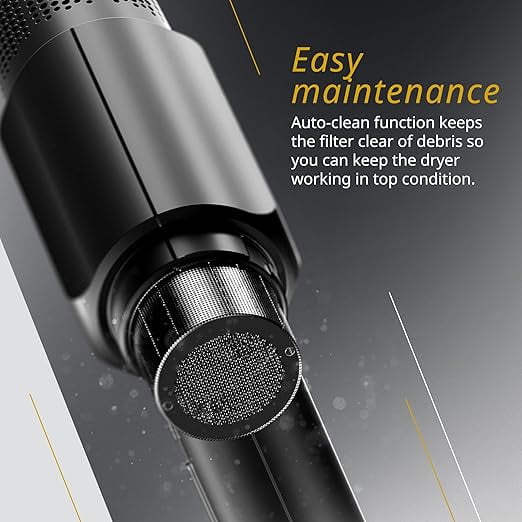Wahl Professional Vanquish Hair Dryer, Controlled Airflow, SmoothTone Motor, 4 Heat & 3 Speed Settings, Auto-Clean Function, Lightweight, Slim Design
