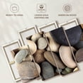 thumbnail image 6 of Elephant Stock Brown Pebbles Wall Art - Horizontal Multi Panel Canvas - Bathroom Wall Decor - Wellness Multi Panel - Brown And Beige Decor By Photoinc Studio - 84" x 54", 6 of 8