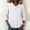 White, variant on Dolkfu Solid Color Summer Tops for Women Short Sleeve Henley Sky Blue Tops Solid Minimalist Blouses & Tops Women'S Clothing