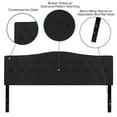 thumbnail image 5 of Flash Furniture Cambridge Tufted Upholstered King Size Headboard in Black Fabric, 5 of 10