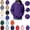 Purple, variant on LTTVQM Oversized Hoodies for Men Baggy Casual Classic Comfort Fleece Long Sleeve Hooded Sweatshirt Pullover | Loose Fit, Workout, Athletic Drawstring, Warm, Winter, Plain, Streetwear White M