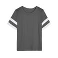thumbnail image 5 of Mittory Womens Oversized Tshirts V Neck Tee Shirts Half Sleeve Loose Fit T Shirt Cotton Tunic Tops, 5 of 6