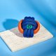 thumbnail image 3 of Dog Contrast Color Knot Single Ball Toy, 3 of 3