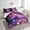 Deep Purple, variant on Erosebridal Cute Axolotl Comforter Set Twin 7 Pcs Botanical Floral Flowers Print Butterfly Tropical Leaves Bedding Set Nature Marine Animal Bed in a Bag with Comforter,Sheets