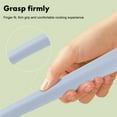 thumbnail image 2 of Shisuyan Silicone Cooking Ladle Long Handle Large Spoon Flatware Soup Spoon for Kitchen, 2 of 9