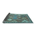 thumbnail image 2 of Ahgly Company Indoor Square Persian Light Blue Traditional Area Rugs, 3' Square, 2 of 4