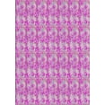 thumbnail image 1 of Ahgly Company Machine Washable Indoor Rectangle Transitional Neon Pink Area Rugs, 3' x 5', 1 of 7