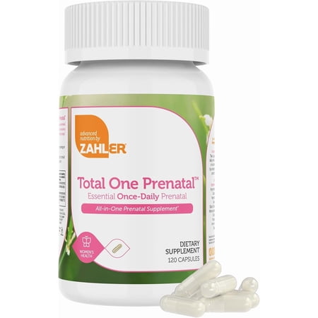 Total One Prenatal, 120 Capsules, Zahler