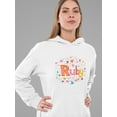 thumbnail image 2 of Ruby Hoodie Women -Image by Shutterstock, Female XX-Large, 2 of 4