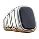 thumbnail image 1 of Anillo S Vintage para hombre Qarigey aleación 9 estilo rock Tamaño 10, 1 of 6