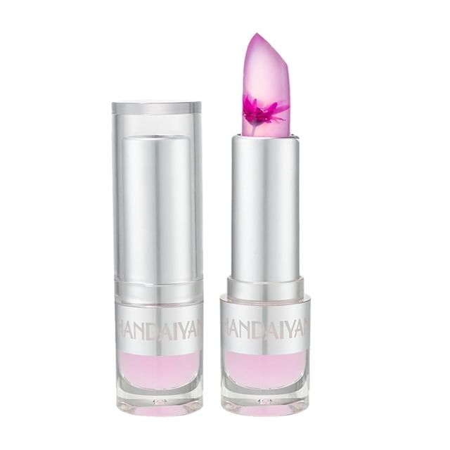 Bálsamo labial HUOGUO Crystal Flower Jelly, nutritivo y duradero