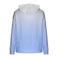 thumbnail image 5 of Women’s Colorful Oversized Hoodie Long Sleeve Gradient Color Block Sweatshirt with Drawstring and Pockets Fall Winter Loose Casual Hooded Top for Everyday Comfort and Style, 5 of 5