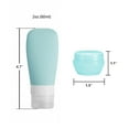 thumbnail image 6 of Travel Size Toiletries Bottles TSA Approved Silicone Tubes Comestic Jars Leakproof Travel Containers Set for Shampoo Conditioner Liquids Vonpri, 6 of 6