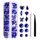 thumbnail image 1 of Juego de herramientas de manicura de diamantes de forma especial con diamantes planos de 12 rejillas TFixol ZSHZ-205, 1 of 7