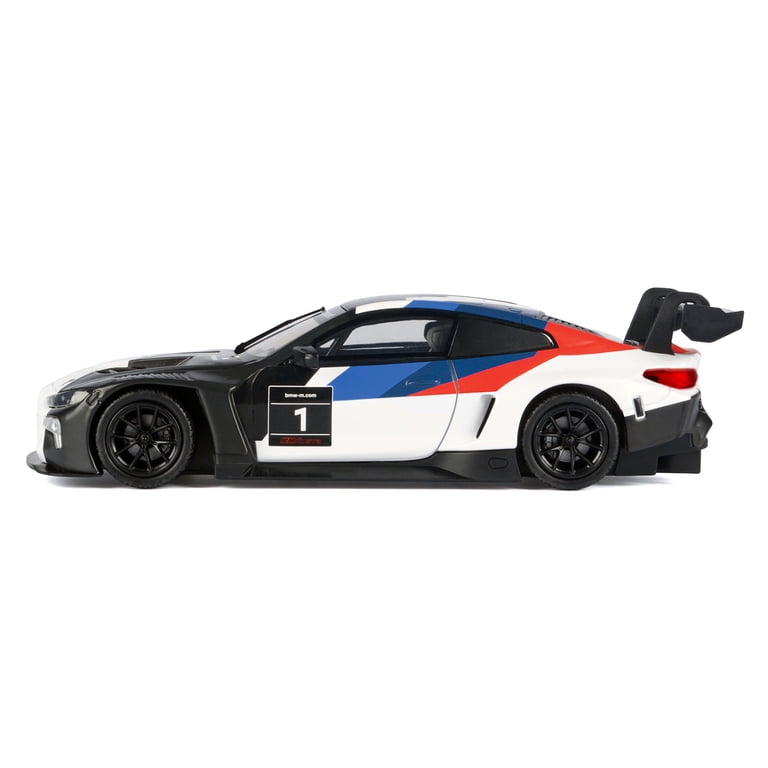 BMW M4 GT3 #1 White with Black, Blue and Red Graphics 