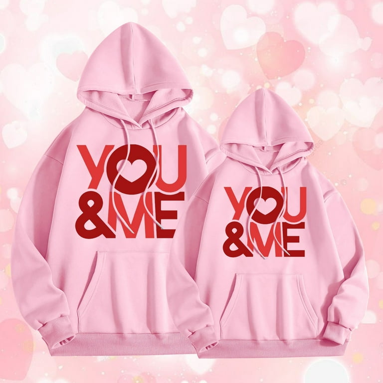 Couple hoodies pink hotsell