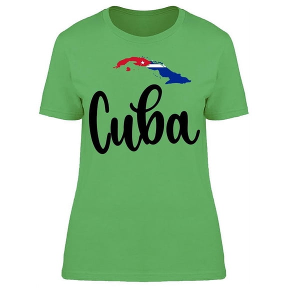 Cuba Country Big T-Shirt Women -Image by Shutterstock, Female Large