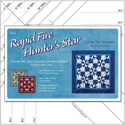 Design Template - Rapid Fire Hunter's Star LARGE Template Studio180 Design