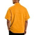 thumbnail image 4 of Golf Shirts for Men Half Zipper Relaxed Fit Drop Shoulder Summer Tee Classic Breathable Comfortable Style Solid Top, XL, 4 of 7