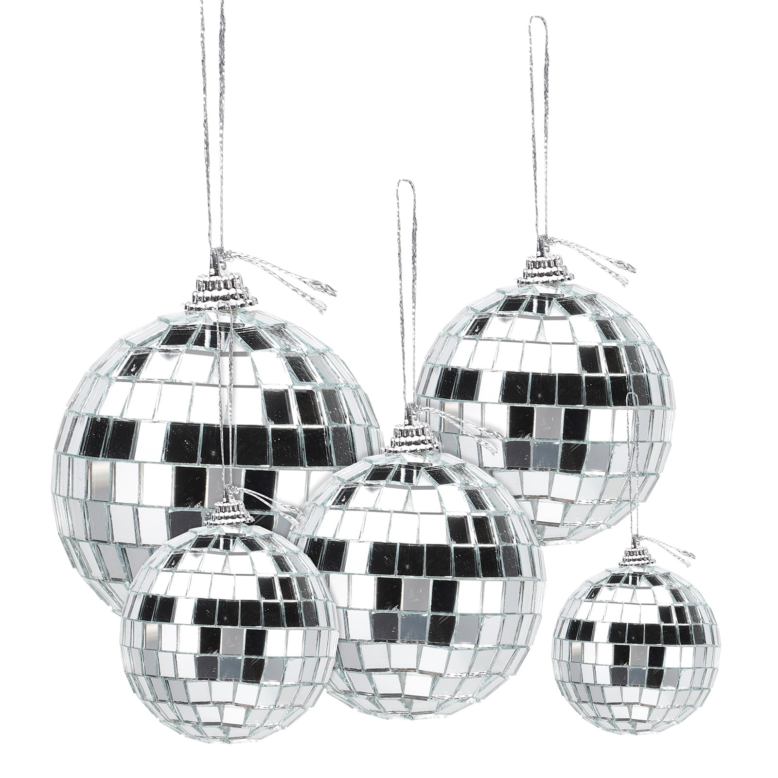 Bohemian Mirror Disco Ball Silver Glass Reflective Hanging Ball Decoration,  Suitable For Home, Living Room, Bedroom Wall Decoration Pendant Scene Decor,  Room Decor, Home Decor, Window Decor Pendant, Holiday Party Decor 