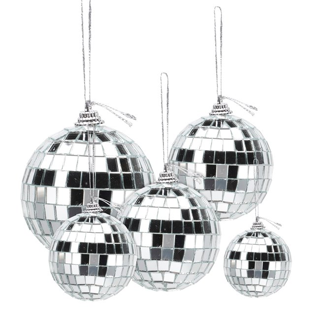 36pcs Disco Mirror Ball Reflective Disco Ball Silver Disco Ball Party