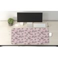 thumbnail image 2 of Hawaii Computer Mouse Pad, Summer Pattern with Palms Rocky Beach and Hibiscus Flora, Rectangle Non-Slip Rubber Mousepad X-Large, 35" x 15" Gaming Size, Rose Dark Salmon, by Ambesonne, 2 of 2