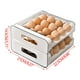 thumbnail image 3 of onlyliua Ofertas Del Día Contenedores Enrollables para Refrigerador, Organizador de 24 Unidades, Bandeja para Refrigerador, Caja de Almacenamiento para Refrigerador con Tapa para Alimentos., 3 of 5
