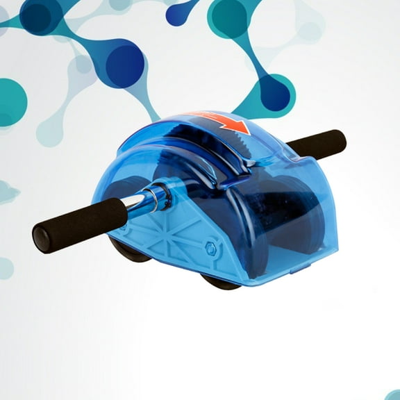 Toyvian Fitness Abdominal Wheel Exercise Roller Blue 1Pcs with Abdominal Exercise