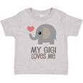 thumbnail image 3 of Inktastic My Gigi Loves Me Grandchild Boys or Girls Toddler T-Shirt, 3 of 5