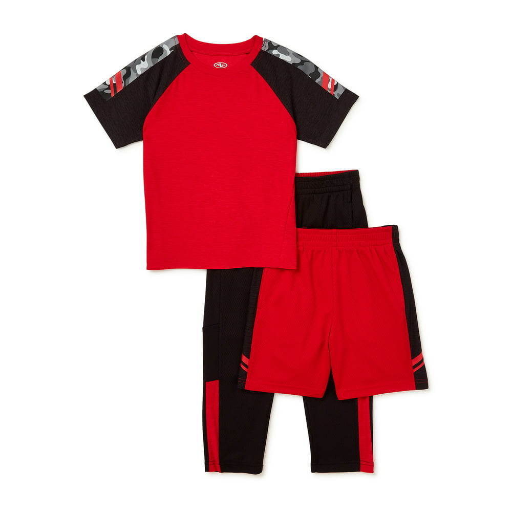 Athletic Works - Athletic Works Baby & Toddler Boys Set, 3-Piece, Sizes ...