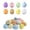 One Size, variant on LEWEEN 20 PCS Easter Foam Eggs Colorful Artificial Bird Eggs Fake Decor For Craft DIY Spring Party Basket Stuffers Home Decorations,0.6x0.7 Inch