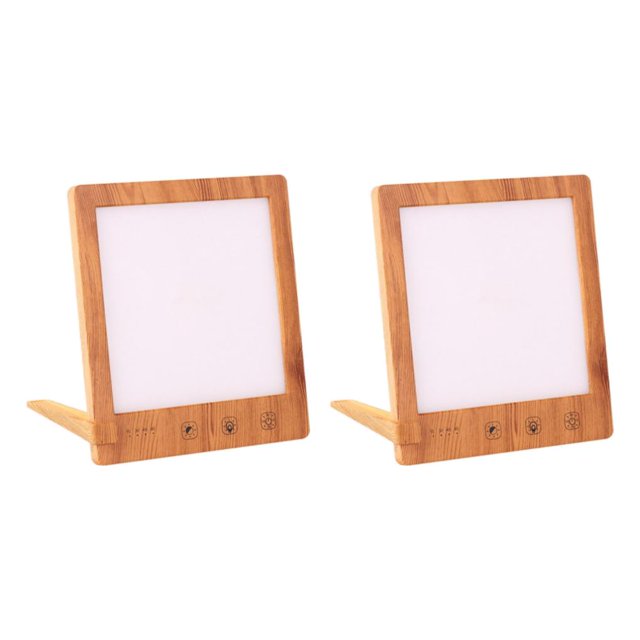 Bewildely SAD Light Sun Lamp 10000 Lux Touch Brightness Free Control Adjustable Tipo 1 2Conjunto