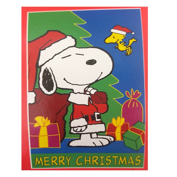 Peanuts Christmas Santa Snoopy Decorative House Flag Indoor Outdoor 28 X 44 Walmart Com