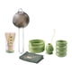 thumbnail image 1 of Matcha set cerámica tazón de matcha con cuchara de té té té japonés kit para batir para principiantes regalos de amantes del té de la familia verde, 1 of 9