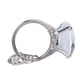 thumbnail image 4 of Llavero Con Anillo Diamante Súper Amor para Tu Amante Regalo Romántico Blanco, 4 of 9