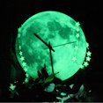 thumbnail image 4 of Reloj de pared de luna brillante de 30 cm Reloj colgante luminoso de acrílico de PVC resistente al agua Tmvgtek Oficina Multiescena Multifunción, 4 of 6